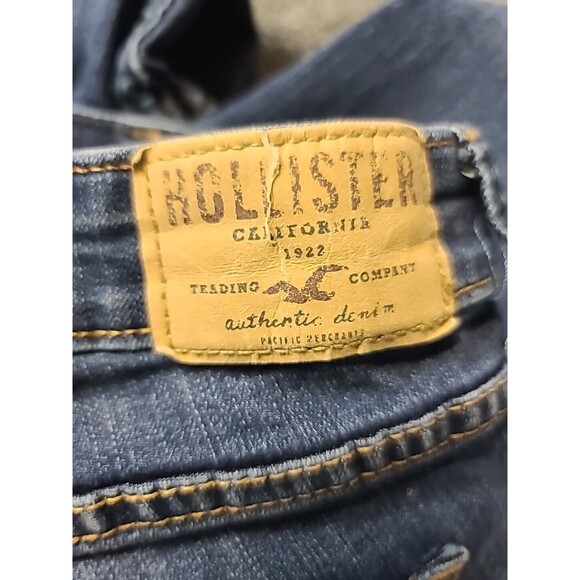 Hollister Women's Size 3R  W26  L31 Dark Wash Super Skinny Stretchy Jeans - Picture 5 of 5